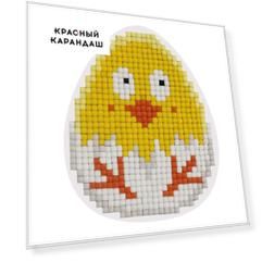 Кристальная мозаика ФРЕЯ магнит "Цыпленок" 8х6,5 см