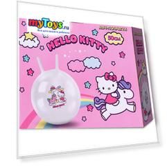 Мяч - попрыгун ЯиГрушка Hello Kitty