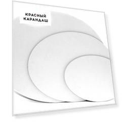 Холст на подрамнике Альбатрос овальный 40х35 см, хлопок 100%