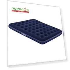 Матрас надувной Bestway, 203х152х22 см, 67003, без насоса, флокированный, ортопедический, 300 кг