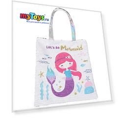 Сумка Mihi-Mihi Русалка lets be mermaid, с пайетками