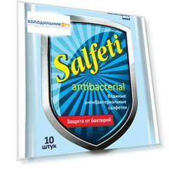 Салфетки влажные антибактериальные Salfeti