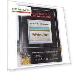 Штора для кухни, 100% полиэстер, 90 х 150 см, фрукты, Y8-2792