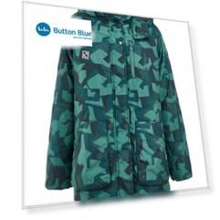 Зеленое демисезонное пальто Button Blue