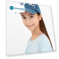 Синяя джинсовая кепка Button Blue