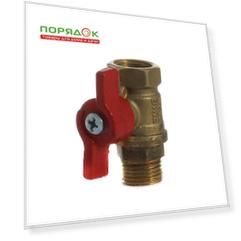 Кран для воды, 1/2", г-ш, ручка-бабочка, БАЗ
