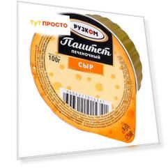 Паштет рузком печеночный 100г сыр ж/б
