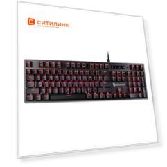 Клавиатура A4TECH Bloody B760, USB, серый оранжевый