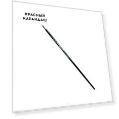 Кисть щетина плоская Живописные кисти "1617" длинная ручка с черным кончиком