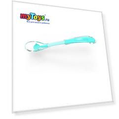 Ложечка для первого прикорма BabyOno Baby Smile, голубая