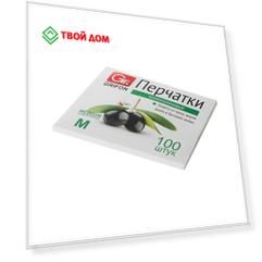 Перчатки полиэтиленовые Grifon M 100 шт