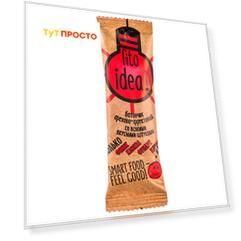 Батончик орехово-фруктовый Fito idea 25г клюква-фундук росагроэкспорт