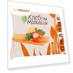 Хлебцы Молодцы 110г ржаные молодец