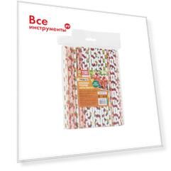 Бумажные трубочки paterra мультифрукт 6х200 мм, 150 шт 401-901