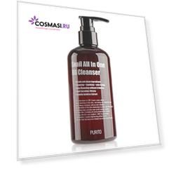 пенка для умывания с муцином улитки purito snail all in one bb cleanser