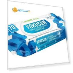 Влажная туалетная бумага для взрослых YokoSun, 78шт.