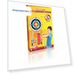 ABtoys Лук со стрелами на присосках и духовая трубка в наборе