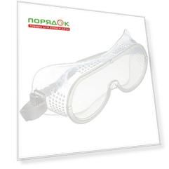 Очки защитные, Bartex, 1341105, закрытого типа с прямой вентиляцией