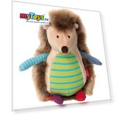 Мягкая игрушка Sigikid "Лоскутки" Ёжик, 18 см