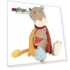 Мягкая игрушка Sigikid "Лоскутки" Тигрица, 40 см
