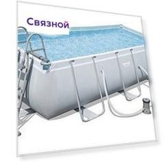 Bestway Каркасный прямоугольный бассейн 404х201х100 см (серый)