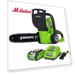Электропила цепная Greenworks