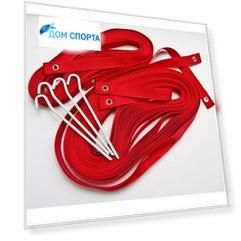 Комплект для разметки площадки для пляжного волейбола Kv.REZAC 15095874 красный, с якорями