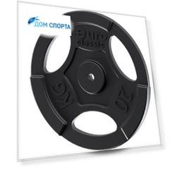 Диск чугунный 20 кг Euro Classic ES-0248, окрашенный d-26
