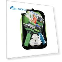 Набор для настольного тенниса Donic Alltec Hobby Outdoor (2 ракетки, 3 мячика, чехол) 788648