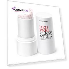 cкатка-стик для очищения пор so natural red peel pore clear stick