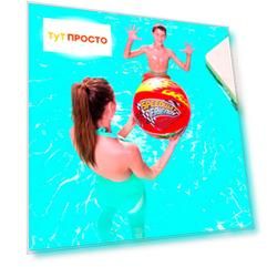 Мяч пляжный  Bestway 51 см тачки 31039в