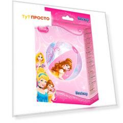 Мяч пляжный Bestway 51см принцесса 91042