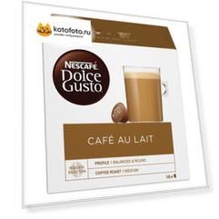 Капсулы кофе Nescafe Dolce Gusto Cafe au lait 16шт 12148061