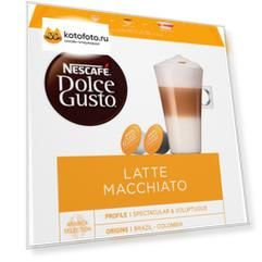 Капсулы кофе Nescafe Dolce Gusto Latte Macchiato 16шт 12378380