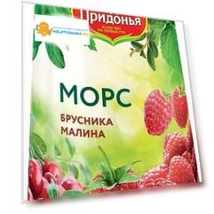 Морс "Сады Придонья" Брусника и малина, 0,3л
