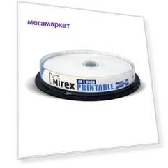 Диск Mirex 25Gb 4x Cake Box 10 шт
