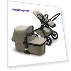 Коляска 2 в 1 Bugaboo Fox Classic Complete Black/Golden Olive