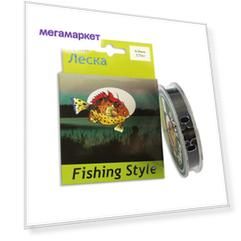 Леска монофильная Fishing Style RL2911 0,18 мм, 100 м, 2,72 кг, черный