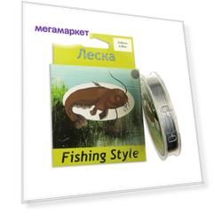 Леска плетеная Fishing Style RL2902 0,08 мм, 100 м, 6 кг, серый