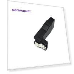 Переходник Espada SATA 7 pin-SATA 7 pin , M-F Black ESA-V90ML180FAD
