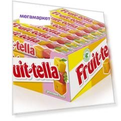 Конфеты Fruit-tella жевательные ассорти 21*41 г