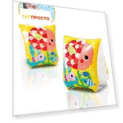 Нарукавники Intex 23*15см тропические приятели 3-6лет и58652