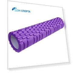 Ролик для йоги Sportex (фиолетовый) 61х13,5см ЭВА\АБС E29390