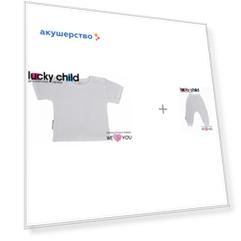 Lucky Child Футболка Ажур 0-26 со штанишками 0-13
