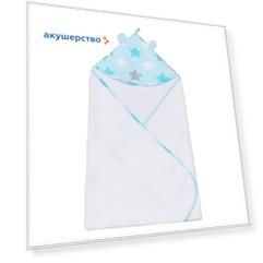 AmaroBaby Полотенце с уголком Cute Love Небо в звездах