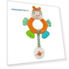 Погремушка Chicco Бегемот Hippo 7200