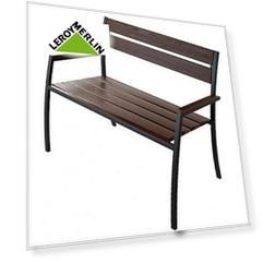 Скамья садовая Garden разборная 113х56х85.6 см металл/дерево каштановый