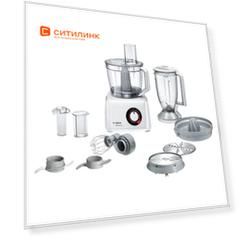 Кухонный комбайн BOSCH MC812W620, белый