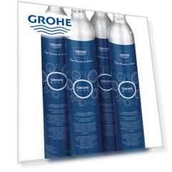 Комплект баллонов с углекислым газом, GROHE Blue, 425 г., 4 шт., (40422000)