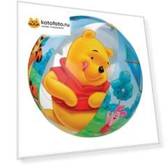 Мяч пляжный INTEX Винни-Пух, 61см, 58056, 61